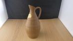 mooie lichtbruine oorvaas, Gebruikt, Overige kleuren, Aardewerk of Porselein, Ophalen of Verzenden