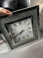 Zilveren wandklok, Ophalen, Zo goed als nieuw, Wandklok