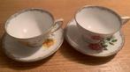 Set theekopjes met schotel, Verzamelen, Ophalen of Verzenden, Zo goed als nieuw, Porselein, Kop en/of schotel