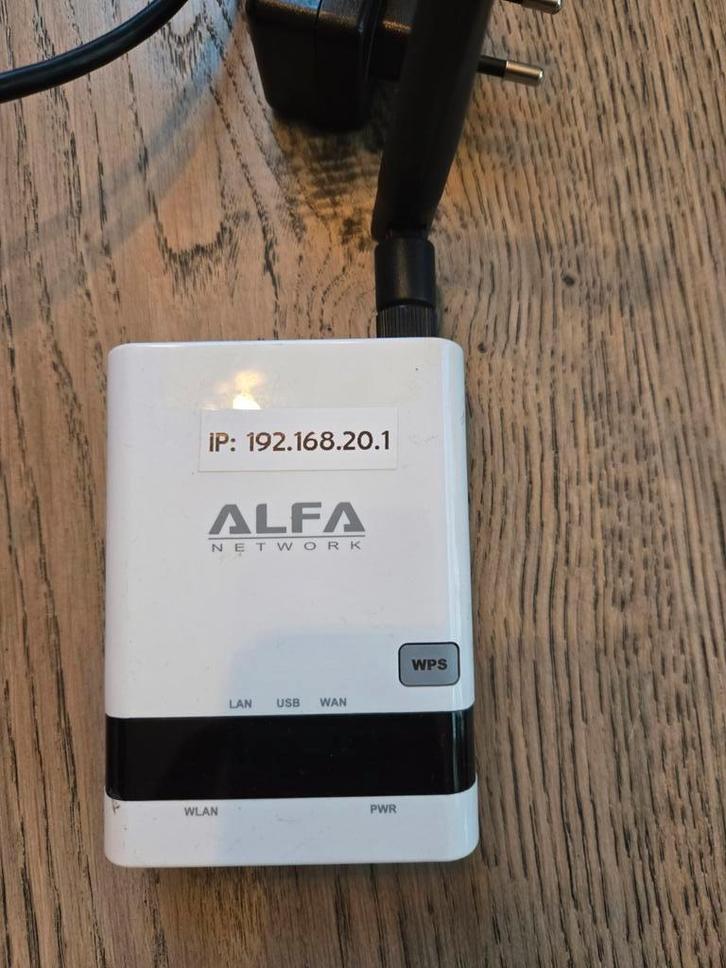 Alfa R36 Camping WIFI Versterker, Computers en Software, WiFi-versterkers, Gebruikt, Ophalen of Verzenden