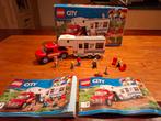 LEGO CITY 60182 ADVENTURE PICKUP EN CARAVANTRAILER, Ophalen of Verzenden, Zo goed als nieuw, Complete set, Lego
