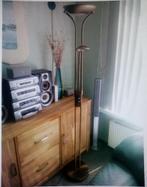 Vloerlamp met leeslamp, Huis en Inrichting, Ophalen of Verzenden, Zo goed als nieuw, Glas, 150 tot 200 cm