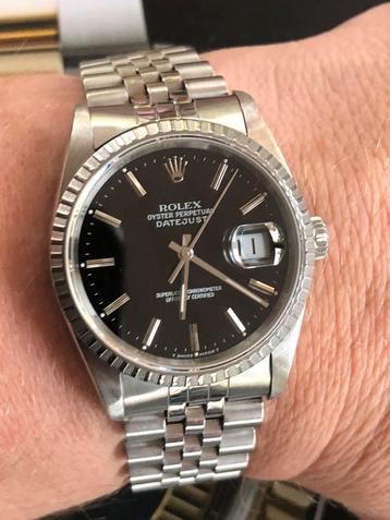 Rolex datejust 36mm met doos 16220 beschikbaar voor biedingen