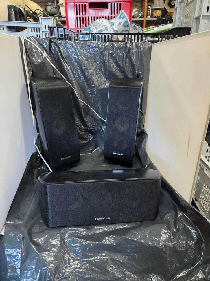 Panasonic Speakerset, Audio, Tv en Foto, Luidsprekers, Gebruikt, Front, Rear of Stereo speakers, 120 watt of meer, Philips, Ophalen of Verzenden