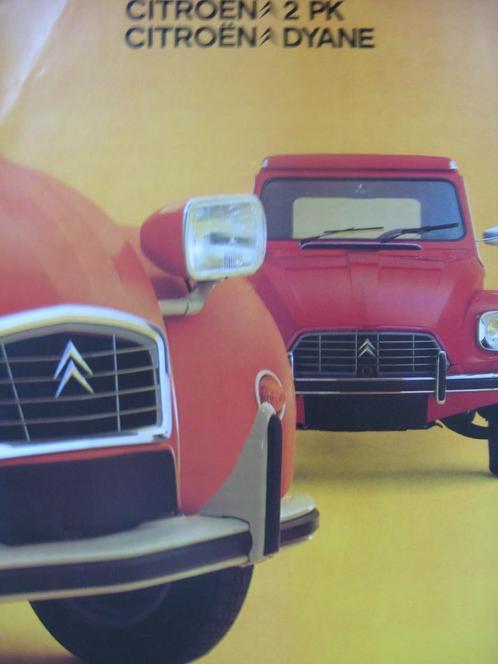 Citroen 2CV / Dyane folder, Belgisch, Boeken, Auto's | Folders en Tijdschriften, Zo goed als nieuw, Citroën, Ophalen of Verzenden