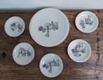 Vintage bordjes met afbeeldingen, Antiek en Kunst, Ophalen of Verzenden