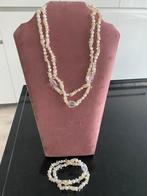 Set parelketting & armband, Ophalen of Verzenden, Zo goed als nieuw, Overige materialen
