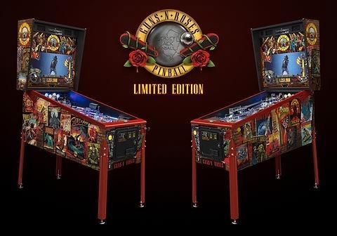 JERSEY JACK PINBALL GUNS N ROSES LE, Verzamelen, Automaten | Flipperkasten, Zo goed als nieuw, Dot-matrix, Flipperkast, Stern