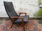 Yngve Ekstrom - Pastoe fauteuils retro vintage jaren 50 / 60, Huis en Inrichting, Verzenden, Zwart, Hout, Zo goed als nieuw