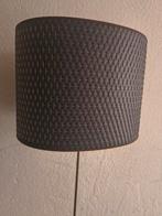 Staande vloerlamp. Rotan kap. RVS onderstel, Ophalen, Gebruikt, Metaal, 100 tot 150 cm