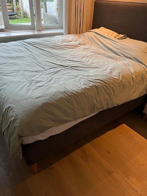 Boxspring bed - IKEA Dunvik, Huis en Inrichting, Slaapkamer | Boxsprings, Zo goed als nieuw, 160 cm, 200 cm, Tweepersoons, Ophalen