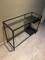 Ikea Vittsjö bureau met glas, Ophalen, Zo goed als nieuw, Bureau