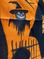 Grote Halloween decoratie spandoek graffiti, Ophalen of Verzenden, Zo goed als nieuw, Feestartikel, Halloween of Griezel