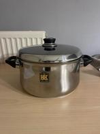 Brabantia kookpan voor op gas!, Ophalen of Verzenden, Gebruikt, Rvs, Kookpan of Snelkookpan