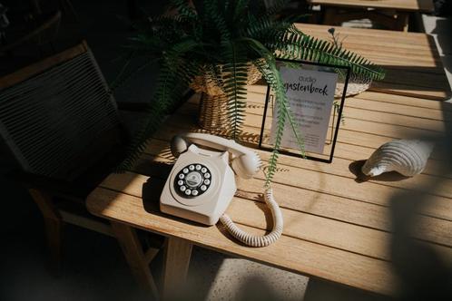TE HUUR - Audio gastenboek telefoon, Hobby en Vrije tijd, Feestartikelen | Verhuur, Nieuw, Overige, Ophalen of Verzenden