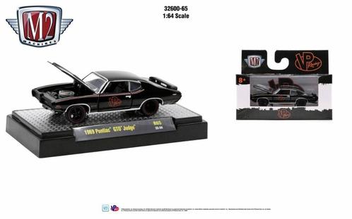 1969 Pontiac GTO Judge van M2 1/64 Makin Power, Hobby en Vrije tijd, Modelauto's | Overige schalen, Nieuw, Auto, Ophalen of Verzenden