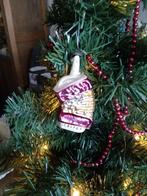 antieke glazen kerstbal accordeon, Ophalen of Verzenden, Gebruikt