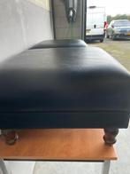 Twee bijzet poefjes., Huis en Inrichting, Banken | Voetenbanken en Poefen, Ophalen, Vierkant, Zo goed als nieuw, Minder dan 50 cm