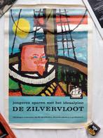 Oude Piet Hein Zilvervloot spaarrekening affiche, Verzamelen, Posters, Gebruikt, Rechthoekig Staand, Verzenden