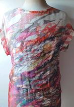 Vanilia Happiness 100% zijde Aquarel print jurk M 38 Roze, Maat 38/40 (M), Roze, Zo goed als nieuw, Vanilia