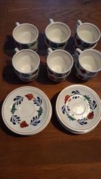 servies boerenbont, Huis en Inrichting, Keuken | Servies, Ophalen, Zo goed als nieuw, Kop(pen) en/of Schotel(s), Boerenbont