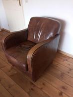 Fauteuil echt leder bruin (gratis ophalen in Leuth), Huis en Inrichting, Ophalen, Gebruikt, 50 tot 75 cm, Leer