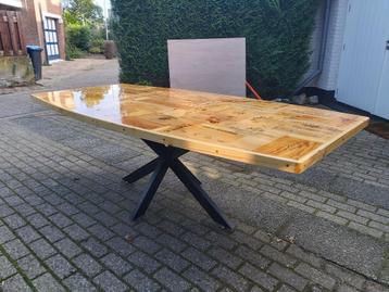 Eettafel/ wijntafel NIEUW HANDMADE "deens ovaal" beschikbaar voor biedingen
