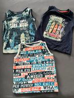 3 singlets maat 98/104, Jongen, Ophalen of Verzenden, Zo goed als nieuw, Shirt of Longsleeve