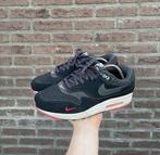 Nike Air Max 1 Premium Bred Black Red Miniswoosh, Overige kleuren, Ophalen of Verzenden, Sneakers of Gympen, Zo goed als nieuw