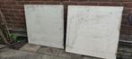 trespa hpl plaat 59x59 cm 8 mm dik. 16 stuks, Ophalen, Gebruikt