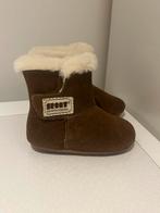 Groot – Eerste babyschoentjes | Bruin leer | Maat 18, Kinderen en Baby's, Babykleding | Schoentjes en Sokjes, Ophalen of Verzenden