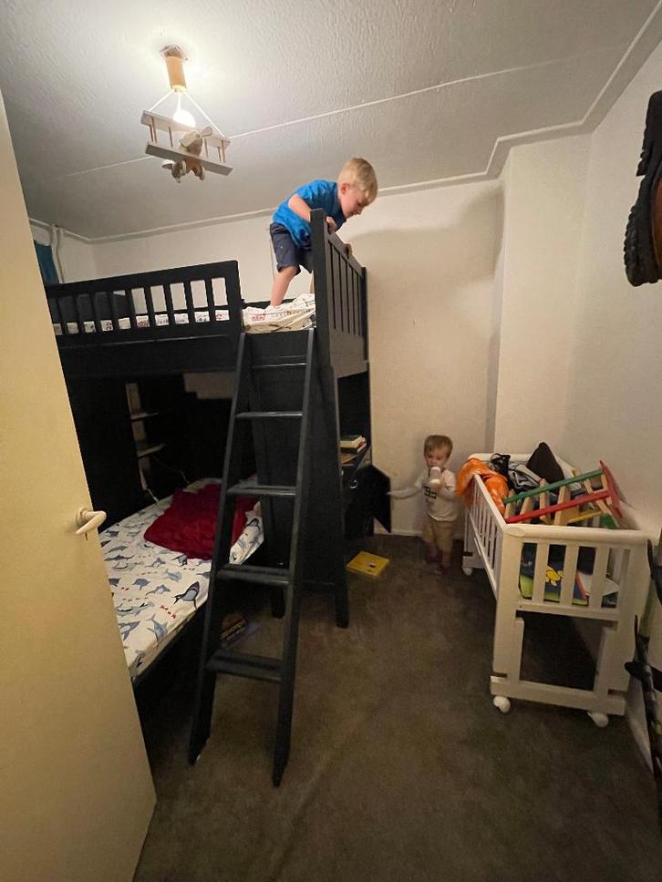 Het mooiste stapelbed voor groot en klein, Kinderen en Baby's, Kinderkamer | Bedden, Zo goed als nieuw, 180 cm of meer, 100 cm of meer