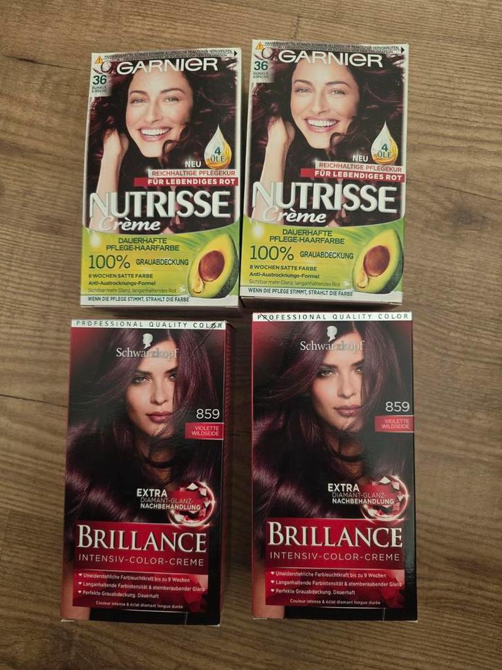 Haarverf Garnier & Schwarzkopf - 5 stuks, Sieraden, Tassen en Uiterlijk, Uiterlijk | Haarverzorging, Nieuw, Shampoo of Conditioner