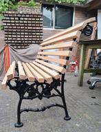 gietijzeren tuinbank  eikenhout, Tuin en Terras, Tuinbanken, Ophalen, Nieuw, Rvs