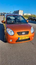 Kia Picanto 1.1 FIFTEEN Metallic Oranje 48KW 2009, Auto's, Stof, Metallic lak, Zwart, 400 kg