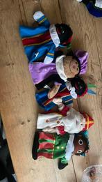 5x handpoppen sint en zwarte piet, Diversen, Sinterklaas, Ophalen, Zo goed als nieuw