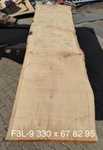 Eiken tafelblad, massief, uniek, tuinblad, schaaldeel, Ophalen of Verzenden, Nieuw, Rechthoekig, Hout