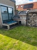 Kippenhok met ren, Ophalen of Verzenden, Zo goed als nieuw, Hout, Overige typen