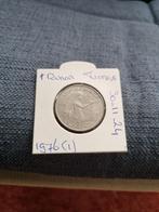 Tunesie: een hele mooie koper-nikke 1 Dinar munt uit 1976., Ophalen of Verzenden, Overige landen, Losse munt