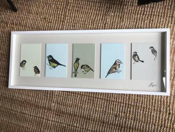 Ikea Olunda Wall of art / flutter birds / city birds beschikbaar voor biedingen