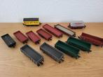 Partijtje van 13 diverse goederen wagons van Fleischmann., Hobby en Vrije tijd, Modeltreinen | H0, Gebruikt, Gelijkstroom, Fleischmann