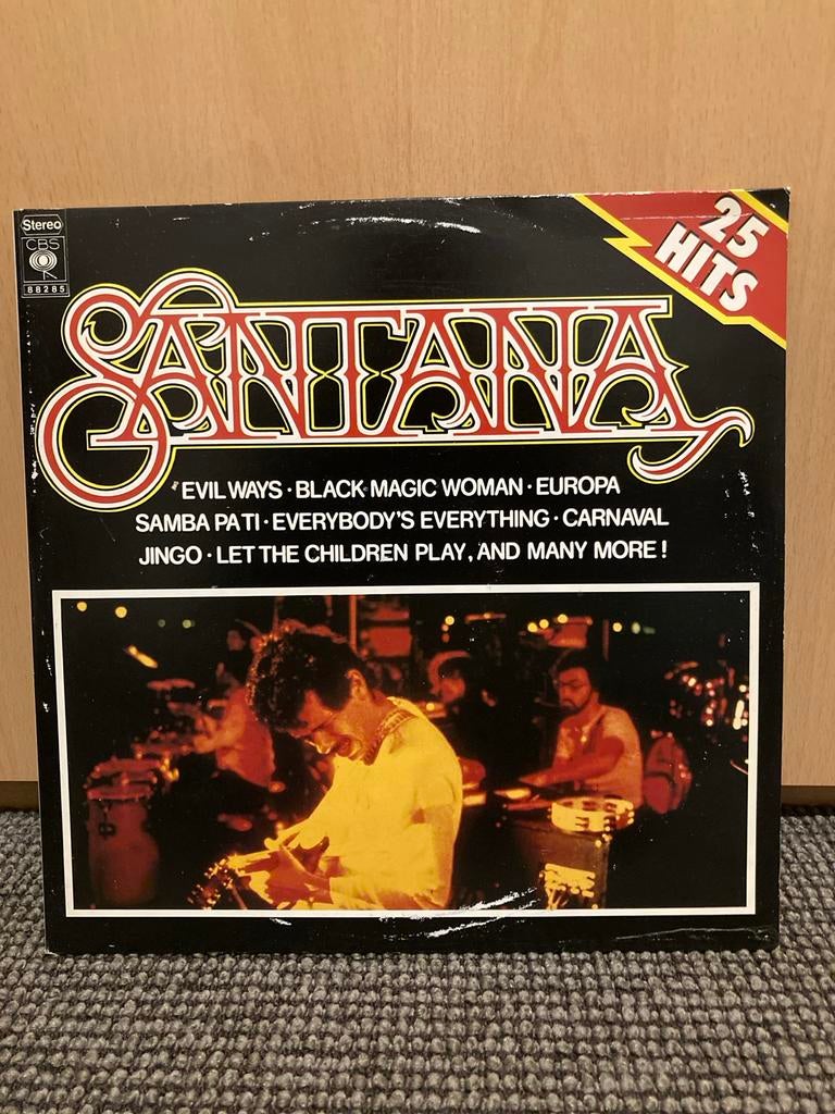 Santana - 25 Hits LP, Ophalen of Verzenden, Zo goed als nieuw, 12 inch, Rock en Metal