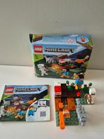 Lego 21162 Minecraft compleet met doos en boekje, Ophalen of Verzenden, Gebruikt, Complete set, Lego