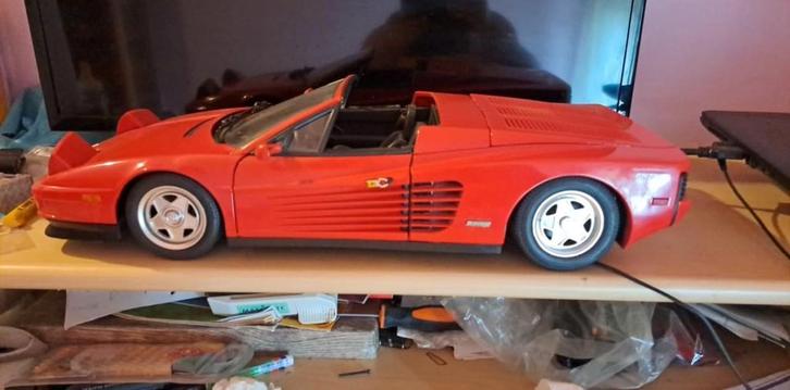 Ferrari Testarossa Spider 1/8 Pocher, Hobby en Vrije tijd, Modelauto's | 1:5 tot 1:12, Zo goed als nieuw, Auto, 1:5 t/m 1:8, Ophalen of Verzenden