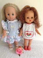 🩵2 Leuke oude ZAPF CREATION POPJES jaren 80/90., Verzamelen, Poppen, Ophalen of Verzenden, Zo goed als nieuw, Pop