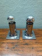 Vintage Chromen Lampen Set, Ophalen of Verzenden, Gebruikt