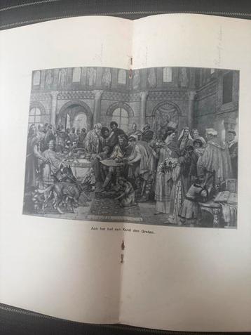 Karel de Grote - Schoolplaat met Toelichting beschikbaar voor biedingen