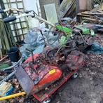 Tuinfrees met ploeg houtklover en extra tractorwielen, Ophalen, Gebruikt