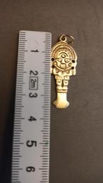 Gouden Tumi aanhanger., Ophalen, Zo goed als nieuw, Kruis of Symbool, Goud