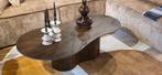 Organische salontafel - mangohout - Bruin Showmodel, Huis en Inrichting, Ophalen, 100 tot 150 cm, Bornsestraat 31, Jarameubeloutlet@hotmail.com